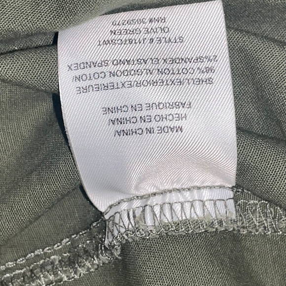 Thread & Supply Olive Green Utility Full Zip Snap buttons Long Sleeve Jacket XL‎ - Picture 2 of 6